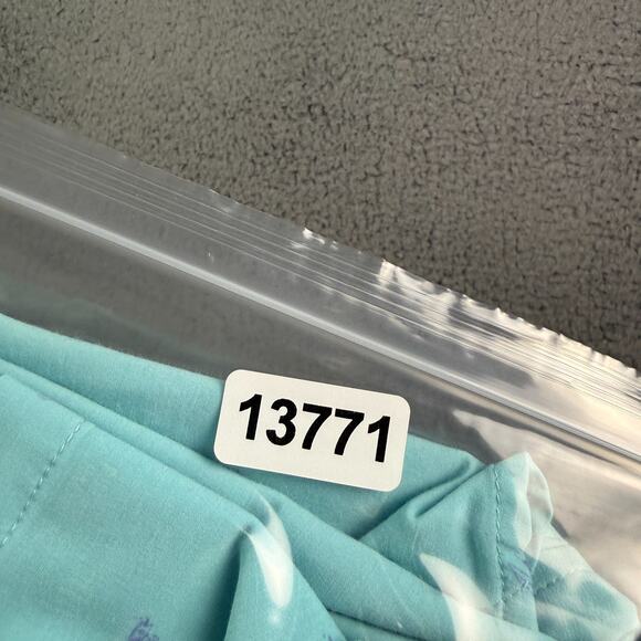 Huk Kona Shirt Mens 3XL Blue Fishing Performance Stretch Button Down Camp Print - Picture 10 of 10